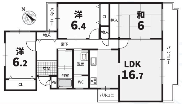 物件画像 ライフコート深井２号棟
